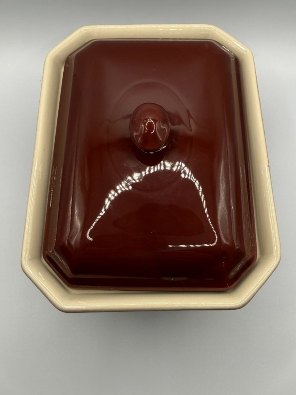 VTG Emile Henry Burgundy Red Small Terrine Baking Dish - Picture 4 of 11